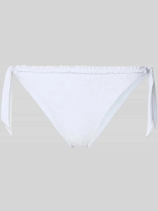 banana moon Bikinibroekje met vetersluiting aan de zijkant model 'DASIA MONTILACE' Wit