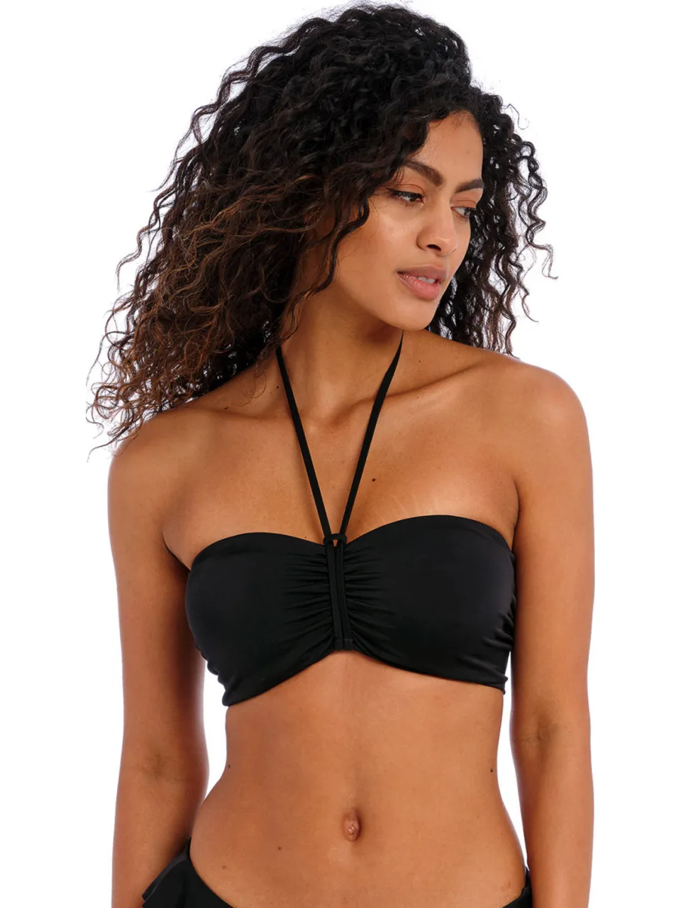 Freya Jewel Cove bandeau bikinitop zwart, foto 3