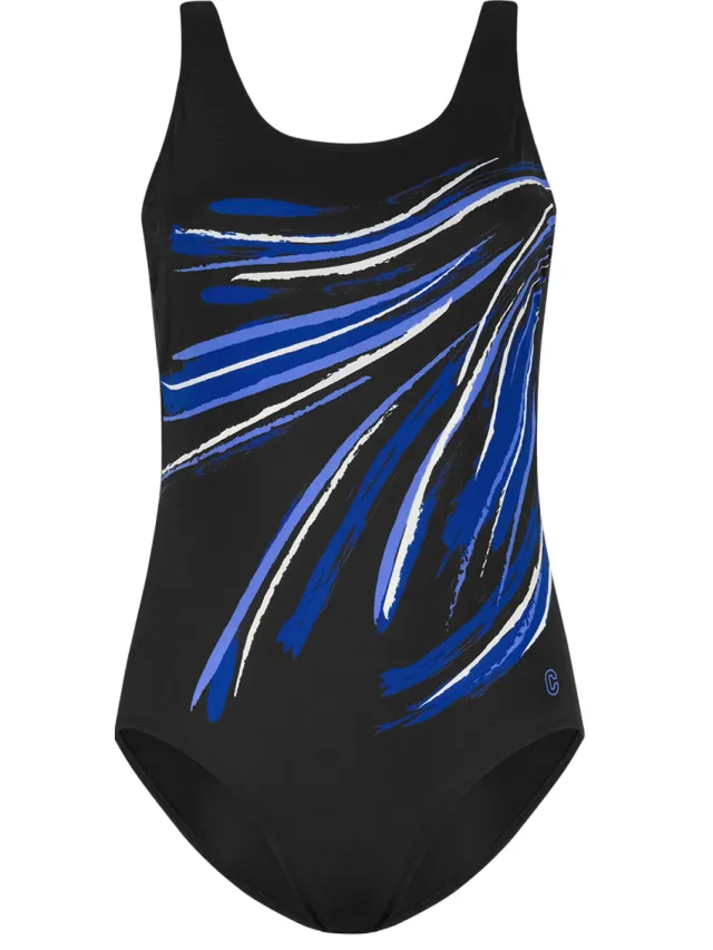Ten Cate Lining Cup badpak zwart Veelkleurig