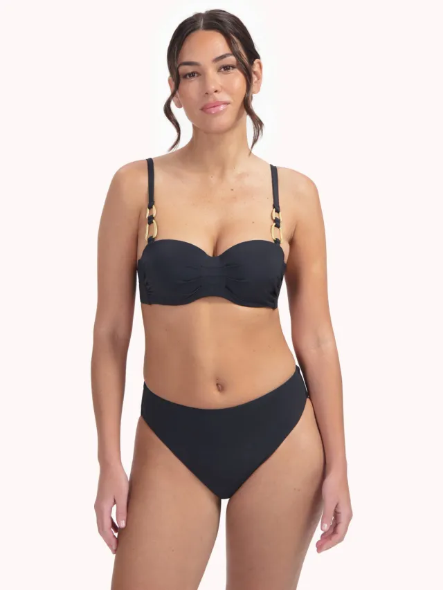 Cyell Design high waist bikinibroekje Femme Noir zwart