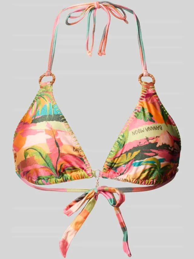 banana moon Bikinitop in all-over look model 'KAMUNIBA YERO' Groen