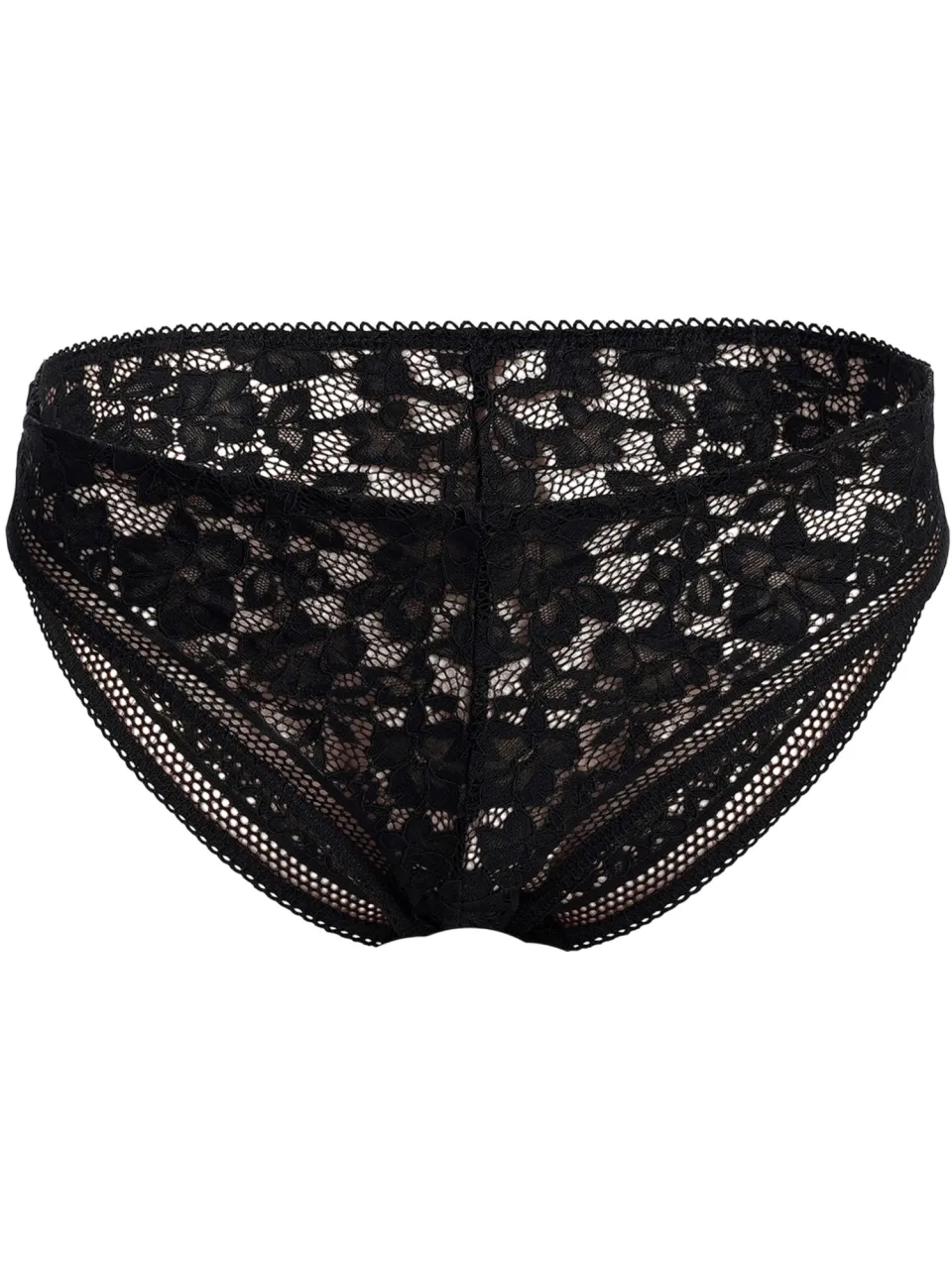 Wolford Bikinibroekjes met kant en middelhoge taille voor dames (Zwart), foto 2