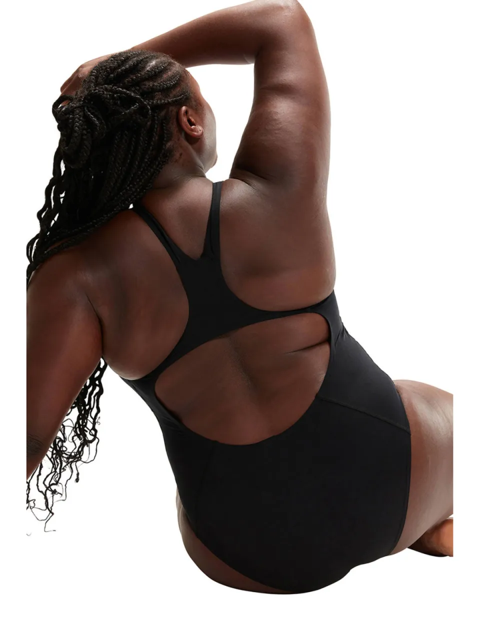 Speedo Endurance+ Medalist plussize badpak zwart, foto 6