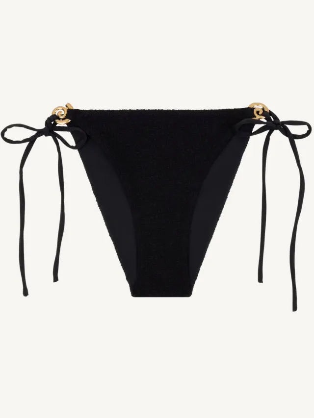 Love Stories Tiny Bikini Broekje Zwart – Brazilian Mid-Waist Bikini Slip