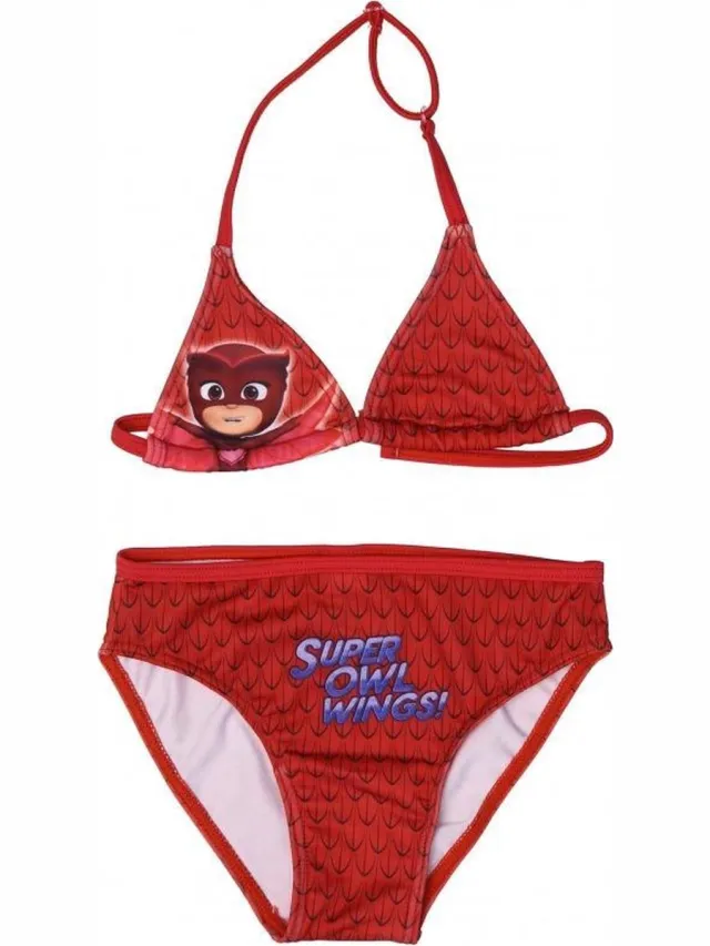 Pj Masks bikini - 116 - 6 jaar - Rood