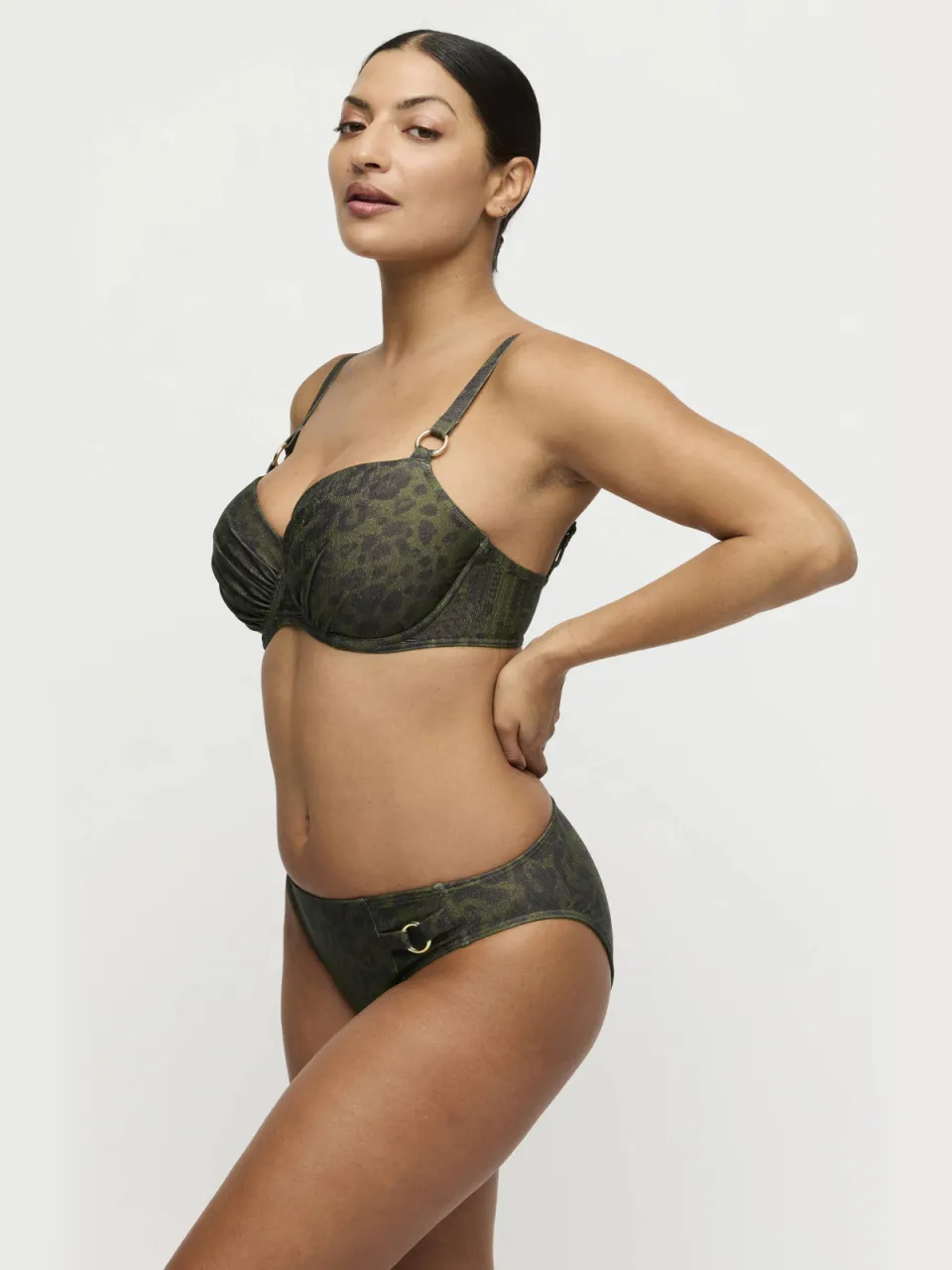 PrimaDonna Ratjada voorgevormde beugel bikinitop donkergroen, foto 3