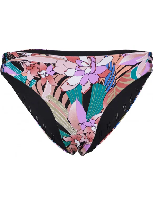Hurley Women's Max Palm Paradise Mod Bottom - Bikinibroekje, meerkleurig