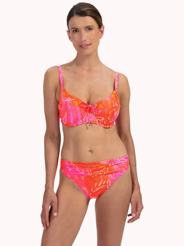 Cyell bikinibroekje roze/oranje