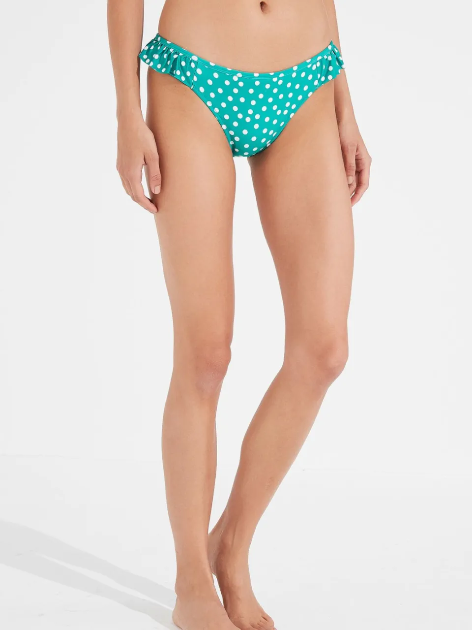 Penti Mid-Rise Polkadot Hipster Bikini Onderbroek smaragd, foto 2