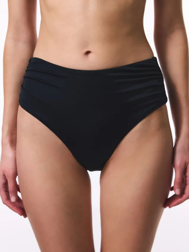 Penti Hoogwaisted Gerimpelde Bikini-Broekjes zwart, foto 2