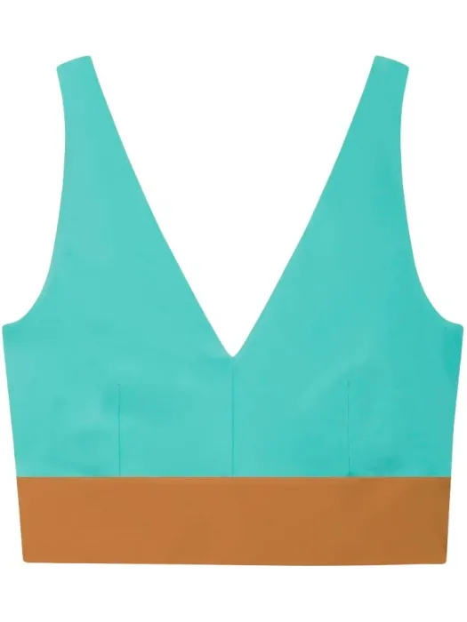 MYMARINI Women's Yoga Top - Bikinitop, turkoois
