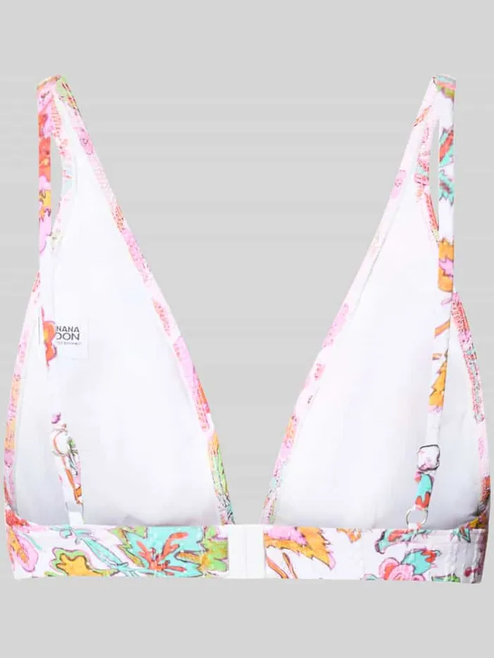 banana moon Bikinitop in all-over look model 'HOUTEBA DINO' wit, foto 2