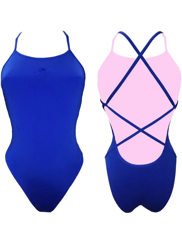 Turbo Patron Sirene Zwemkleding Blauw 8 Years Meisje