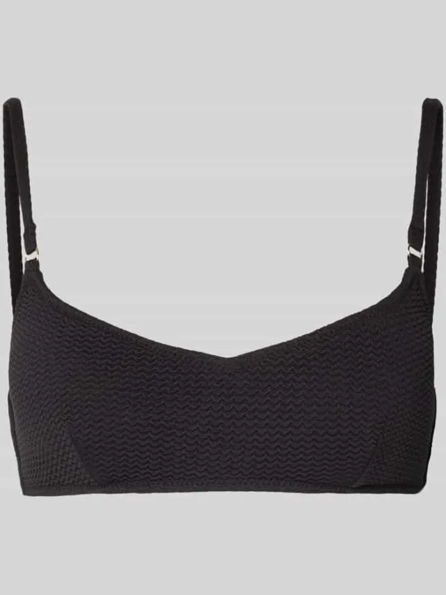 Seafolly Bikinitop met verstelbare bandjes Zwart