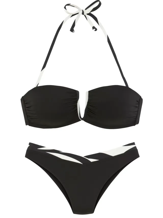 bandeaubikini zwart