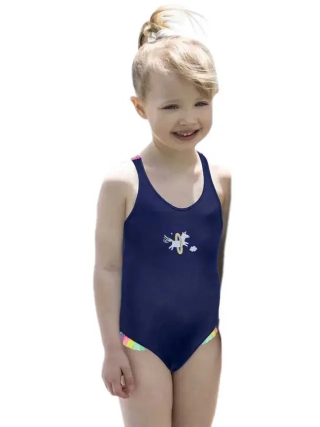 Aquafeel 2564401 Zwemkleding Blauw 92 cm Meisje Multicolour