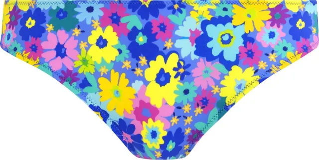Freya Maat XL Garden Disco Bikini Brief Dames Bikinibroekje blauw