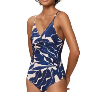 Triumph Summer Allure 01 gewatteerd badpak blauw Versch.kleure/Patroon,Blauw,Wit