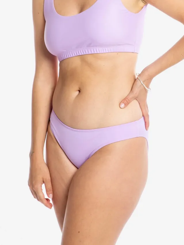 MATONA dames vegan Bikinibroekje Briefs Lila Lichtpaars