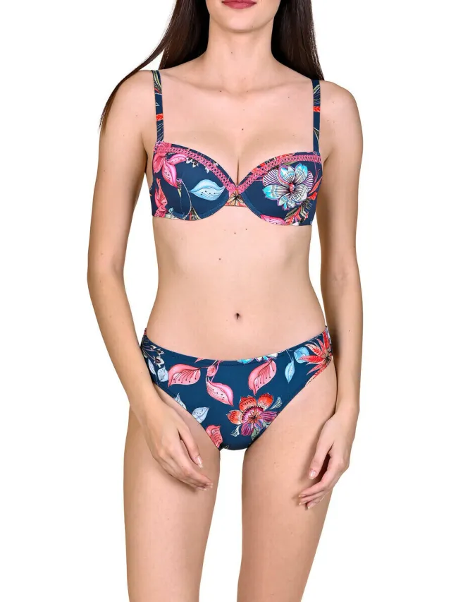 Lisca Jamaica voorgevormd bikinitopje blauw