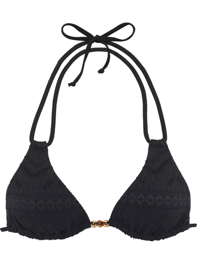 triangelbikinitop zwart, foto 2