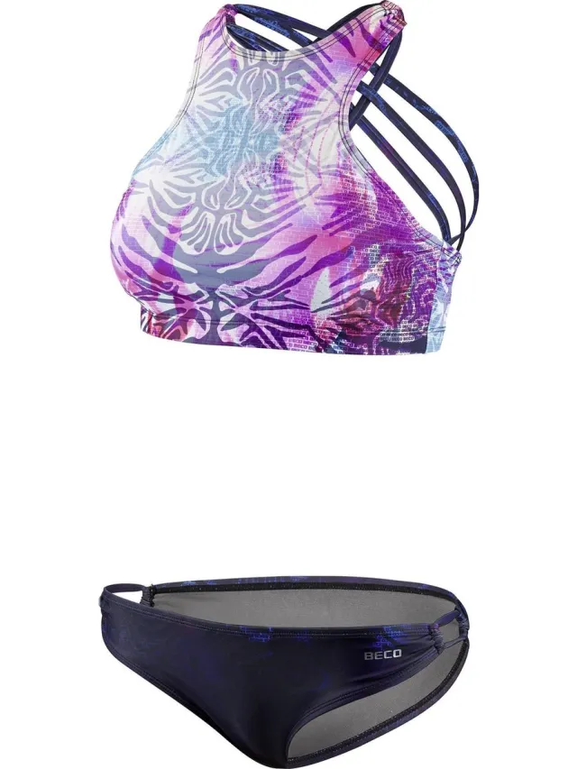 Beco Bikini Beactive Dames Polyester/elastaan Donkerblauw Mt 34