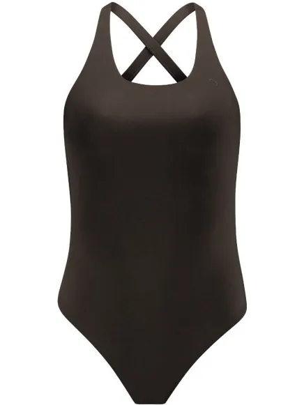 Oy Surf Kelt badpak donkerbruin Zwart