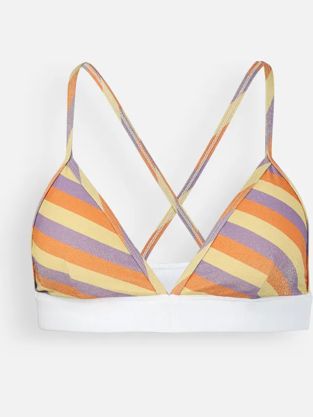 Oxbow Fortaleza triangelbikinitop geel