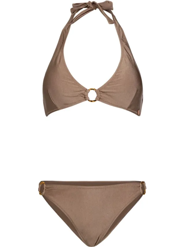 Brunotti Hollymai-Shine - Bikini Set Shitake - Dames - Halter Bikini Set - 38