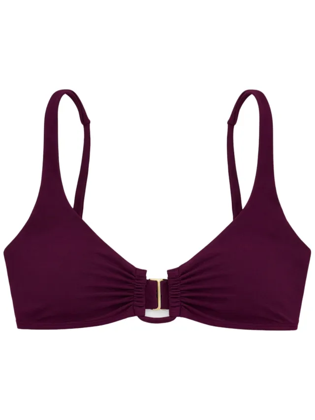Sam Friday Swash niet-voorgevormde push-up bikinitop donkerrood, foto 2
