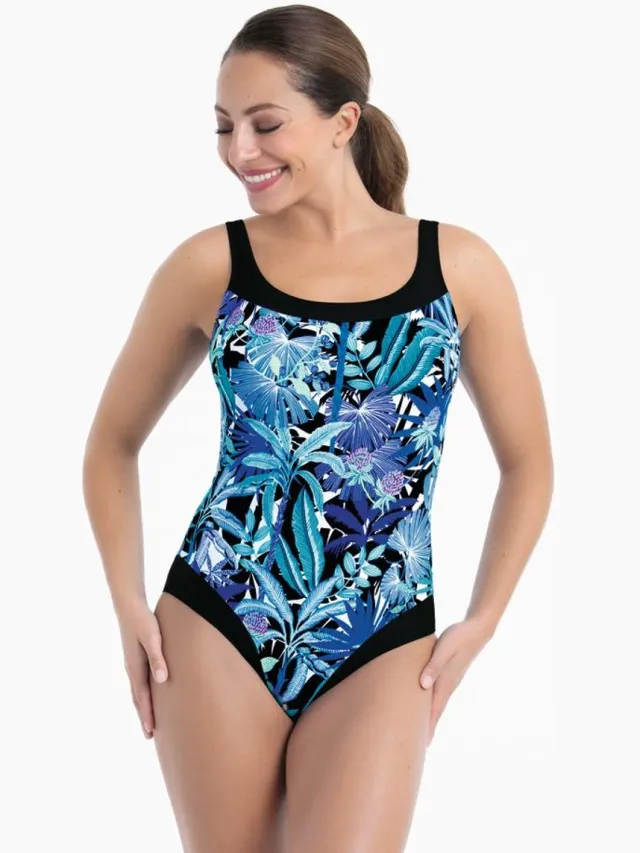 Anita Care Palmtree Prothese Badpak 6301 Ocean - maat EU 46D / FR Blauw