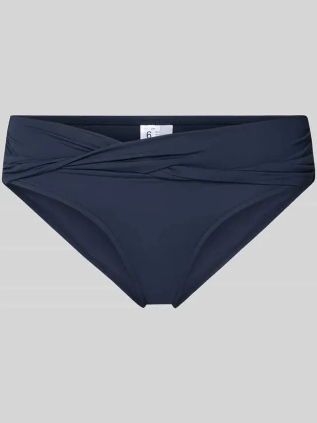 Seafolly Bikinibroekje met rimpelingen Donkerblauw