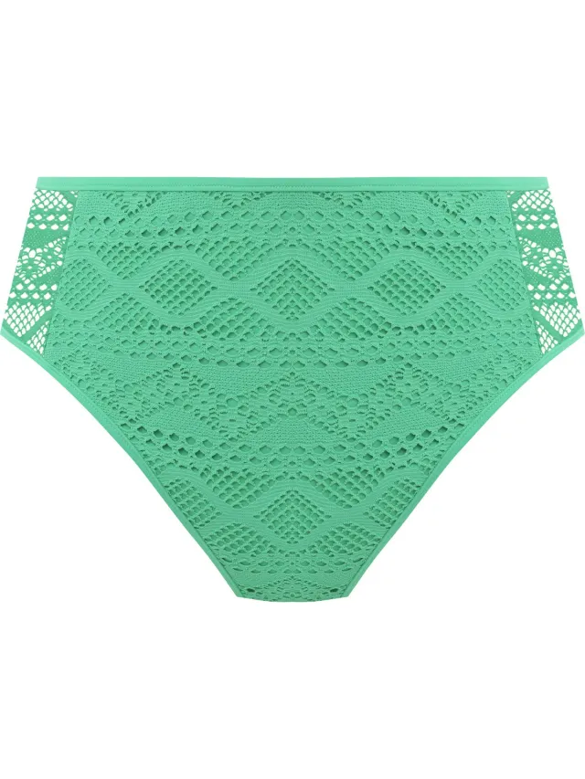 Freya Sundance High Waist Bikini Brief Dames Bikinibroekje Groen