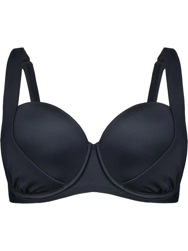 ESOTIQ Sanary - Bikinitopje - Licht gevoerde cups - Zwart