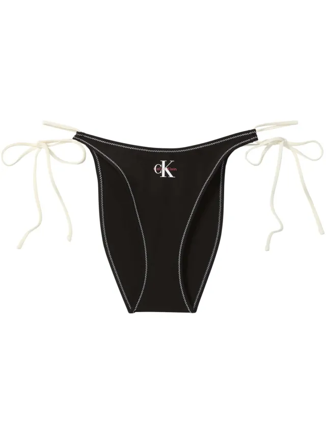 Calvin Klein Jeans side tie bikinibroekje zwart
