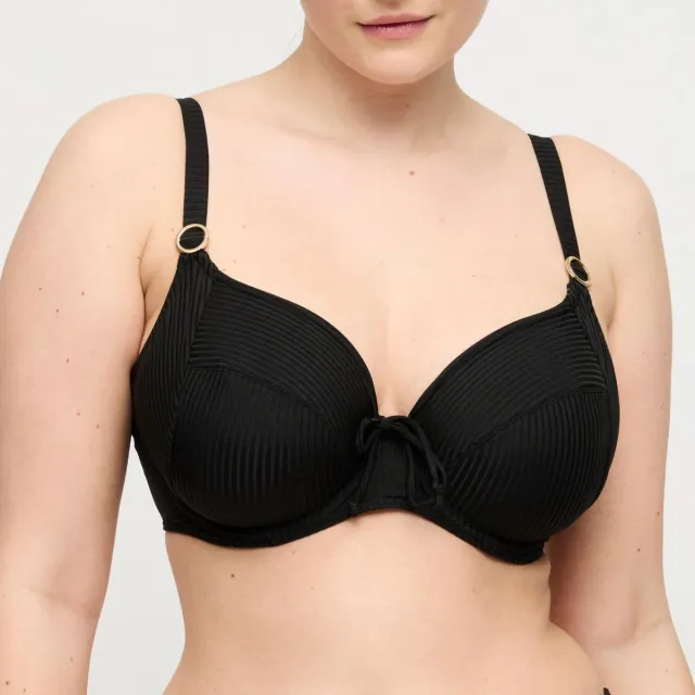 PrimaDonna Swim Delray Bikini Top met Beugel 4013610 Zwart - maat EU 95D / FR