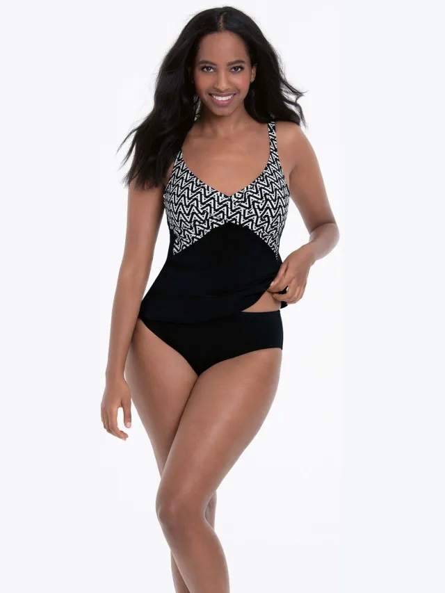 Anita Comfort Unique / Maily Tankini 8488 311 Blue Moon - maat EU 38D / FR Blauw