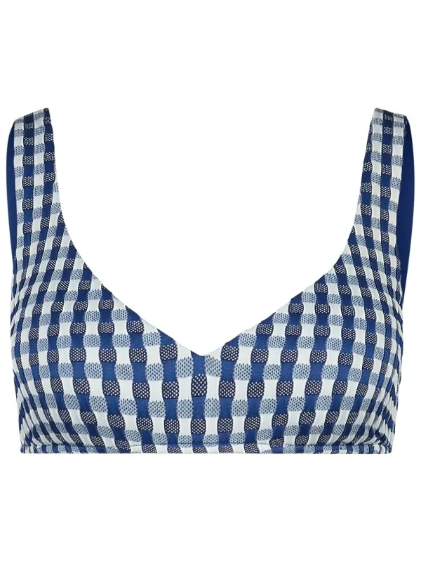 Seafolly Women's Bella Sweetheart Tank Bra - Bikinitop, blauw/grijs