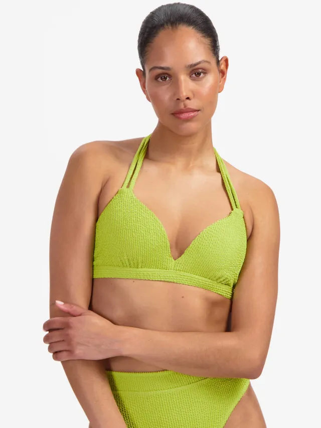 Beachlife halter bikinitop lichtgroen