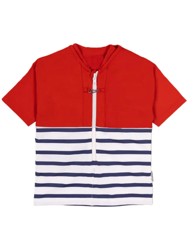 Floatee Anti-Verdrinking T-shirt Korte Mouwen - 6 Jaar - Rood