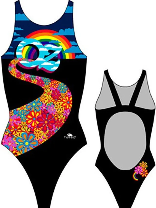 Turbo Oz World Pro Resist Zwemkleding Zwart 2XL Vrouw Black