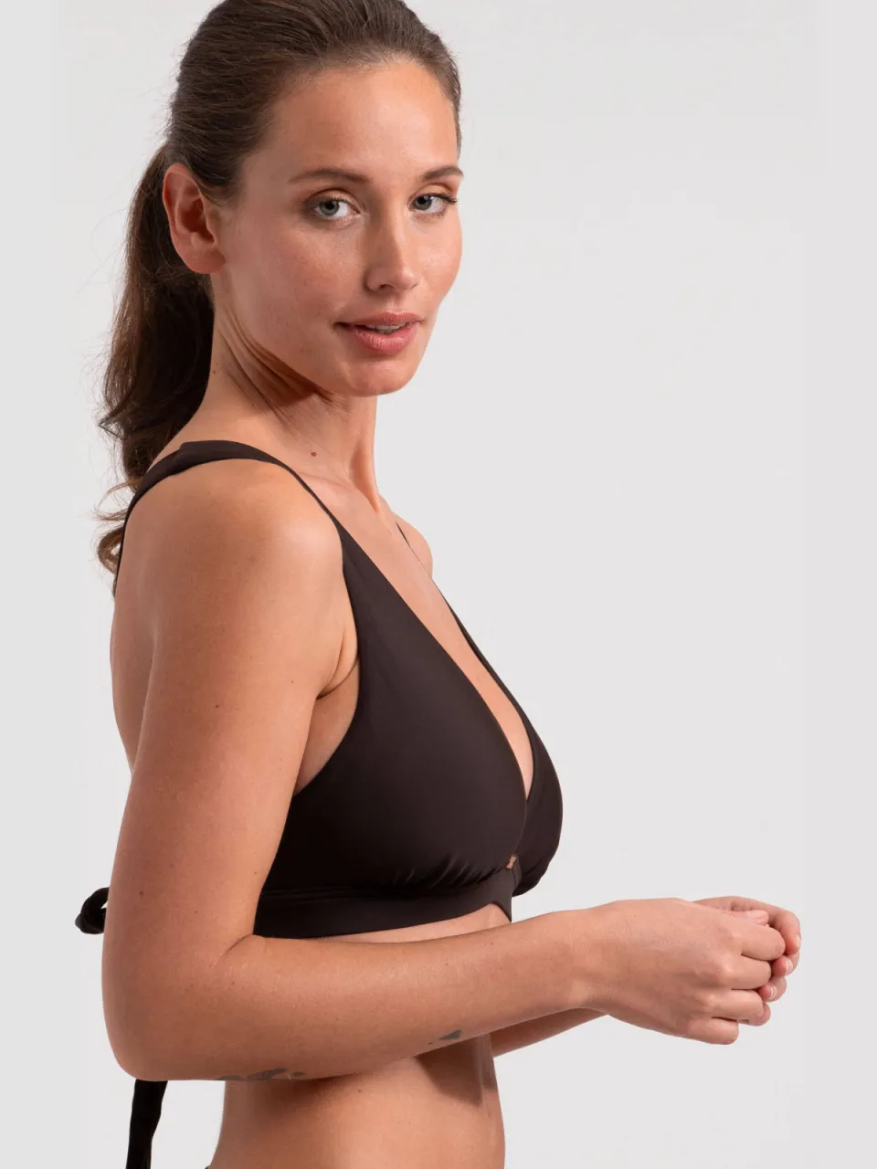 Sam Friday Coco voorgevormde bikinitop donkerbruin, foto 4