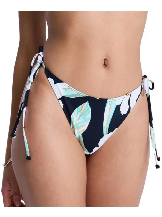 Roxy Essentials Pt Thong Bikinibroekje Zwart M Vrouw Anthracite Spring Charming