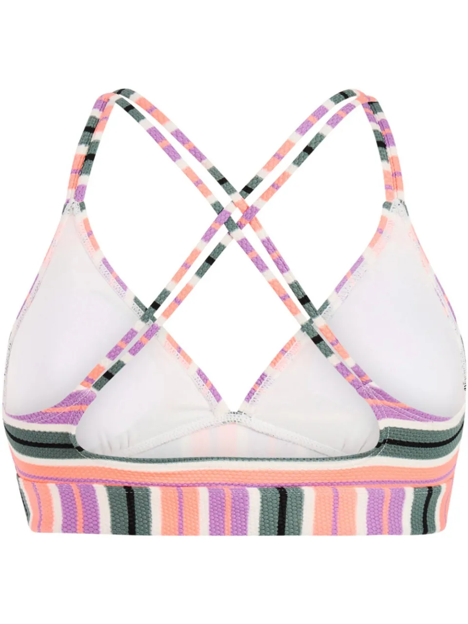 Protest MIXSupera triangel bikinitop roze groen wit, foto 3