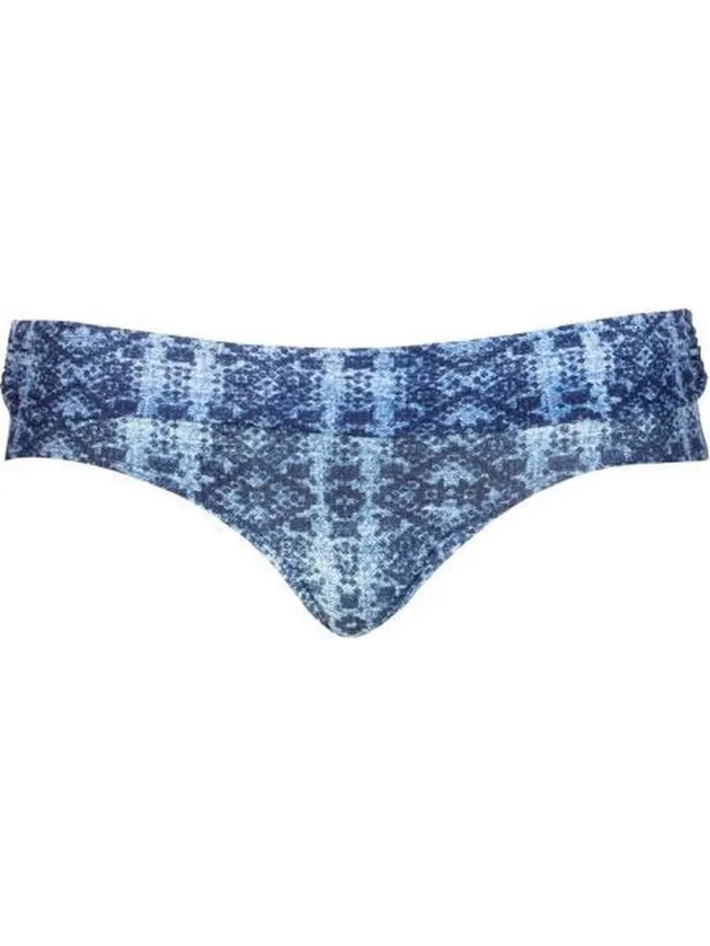 LingaDore Indigo Short met Omslag - jeans print - 36