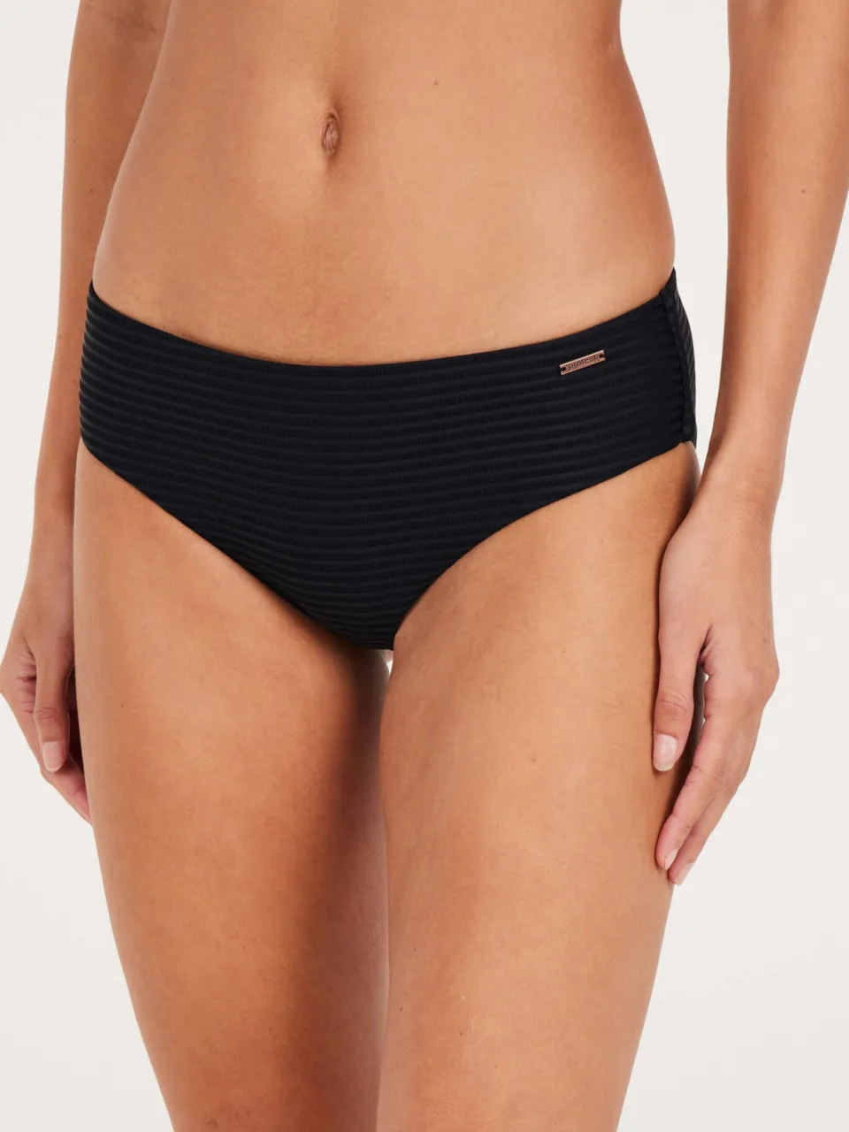 Protest hipster bikinibroekje MIXACTIONS met ribstructuur zwart, foto 6