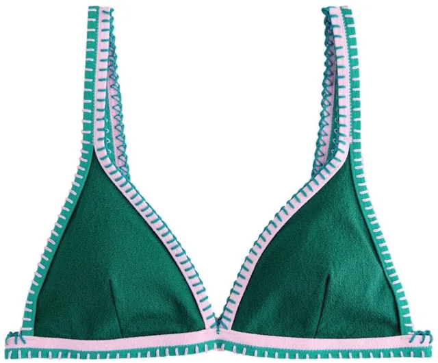 Next Dames - Driehoekige bikinitop - Groen