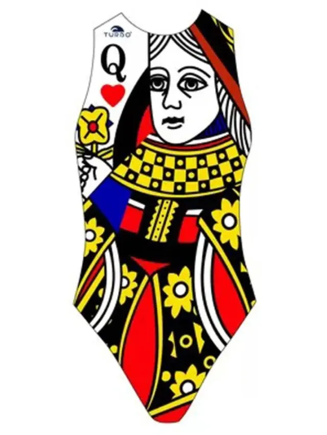 Turbo Queen Of Hearts Zwemkleding Veelkleurig 5XL Vrouw Multicolor