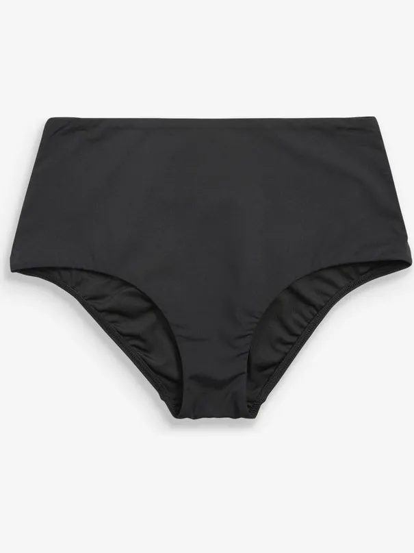 Next Dames - Halfhoog buikcorrigerend bikinibroekje - Zwart Black