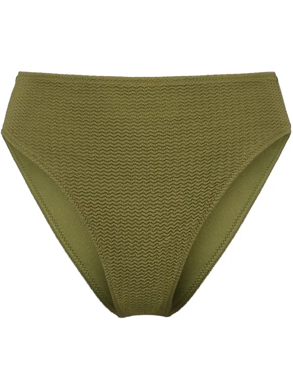 Seafolly Women's Sea Dive High Rise Pant - Bikinibroekje, olijfgroen